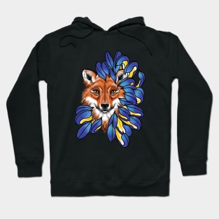 Little fox in the flower Hoodie